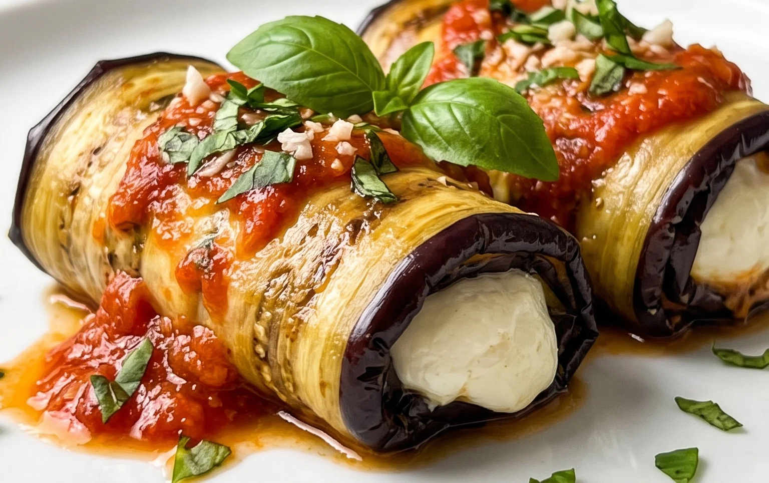 Involtini di melanzane e mozzarella, Ricetta facile e saporita (+ varianti)
