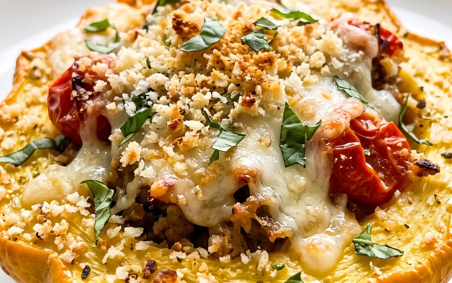 Italian Stuffed Patty Pan Squash