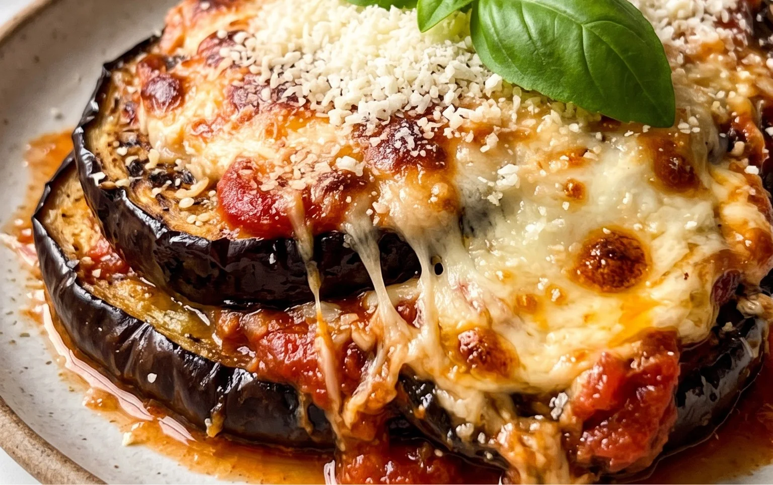 Roasted Eggplant Parmesan (Parmigiana di Melanzane)